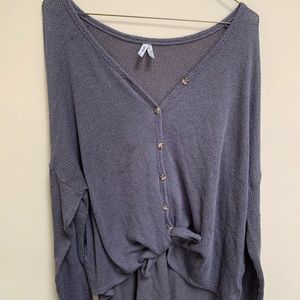 MUDD button up sweater